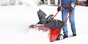 snow blower intake height
