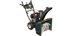 gas snow blower throwing distance